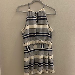 STRIPED ROMPER